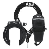 AXA XXL Black Ring Lock + Saddle Sac + Collier ULC100