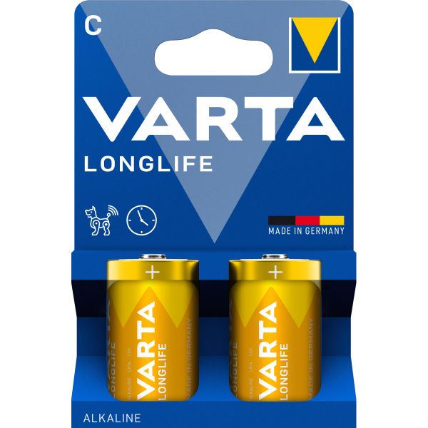 Varta pile alcaline longue durée LR14 C (2x)
