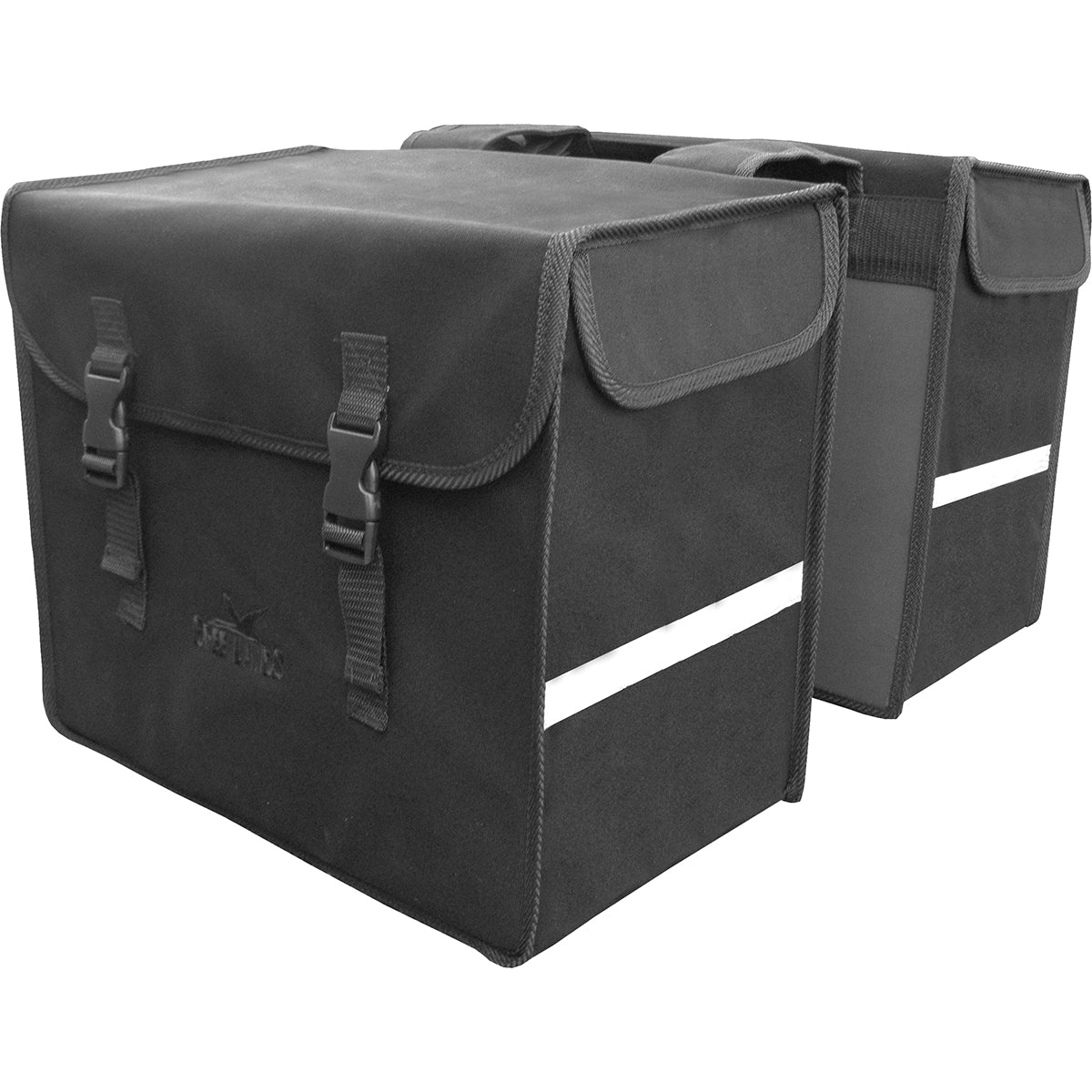 Greenlands greenlands canvas xl dubbel 39x33x23 cm 59 liter zwart