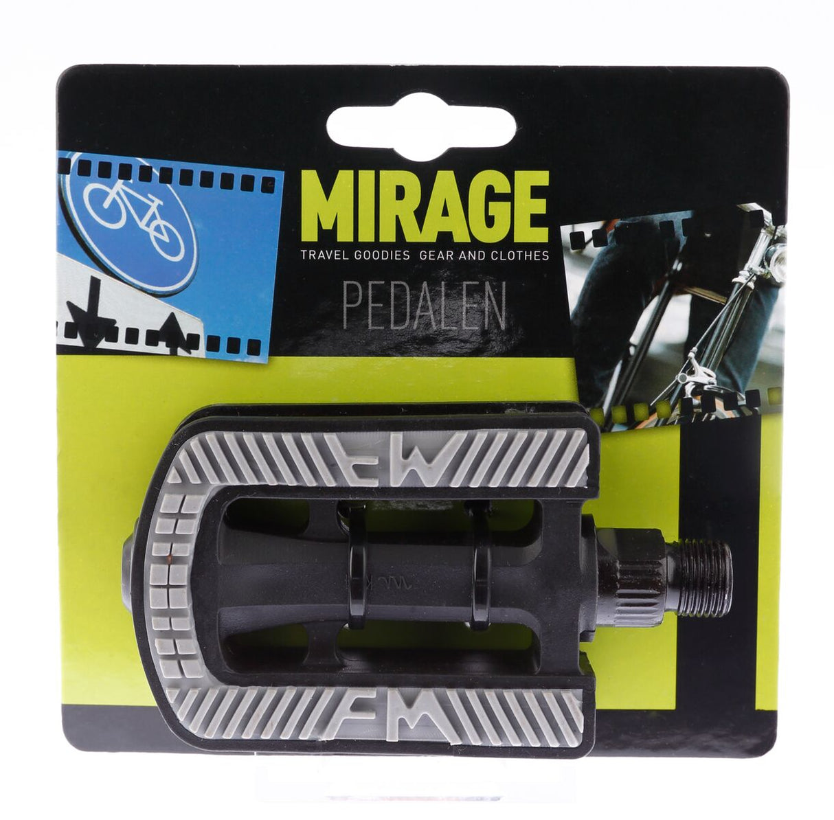 Mirage Tour Pedals Plastic Anti -Slip Junior Blister