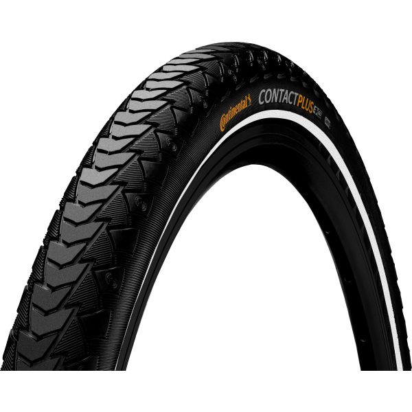 Continental Contact Plus - City Bike Band 28x1.60 - Band Wire - Black
