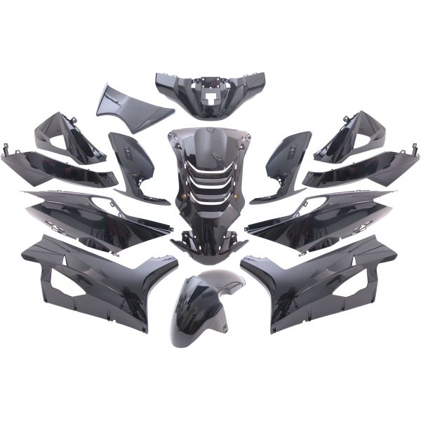 Edge Storge 14-Piece for Peugeot SpeedFight 4 - Black métallique