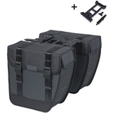 Basil double sacoche de vélo tour étanche mik 28 litres 14 x 29 x 30 cm (2x) - noir
