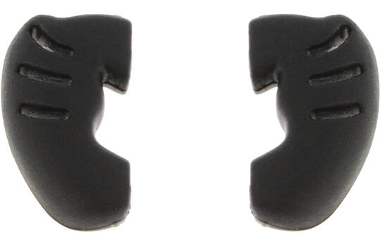 Trivio - jeu de plaquettes de nez noires pour lunettes de cyclisme nimity
