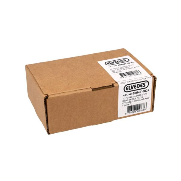 Jeu de plaquettes de frein à disque Elvedes - shimano - composé organique (résine) - 10 paires