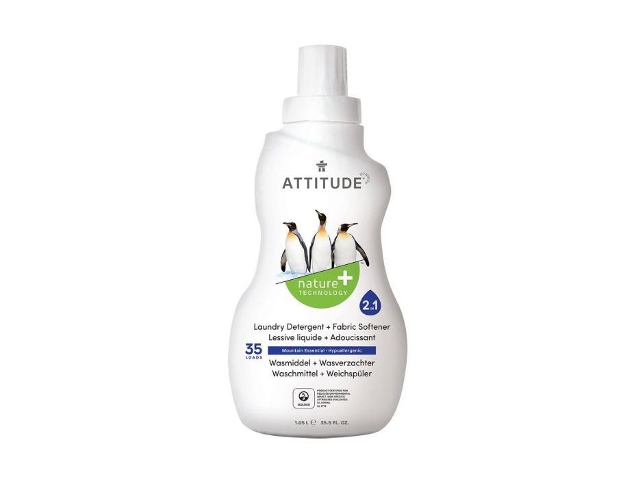 Attitude nature+ 2en1 - lessive + assouplissant - montagne