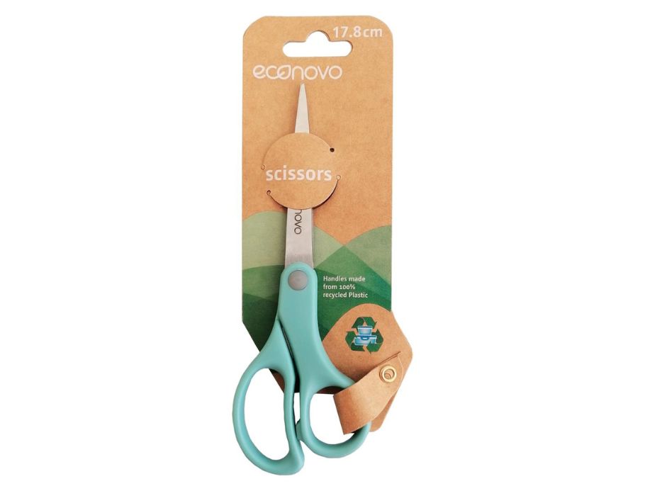Ciseaux Econovo - bleus - 17,8cm