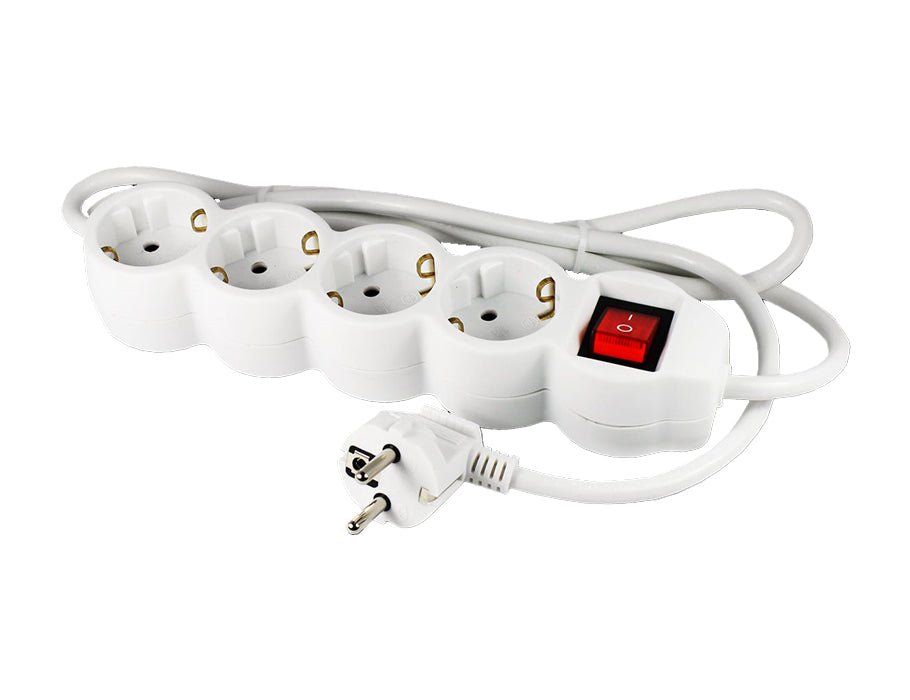 Socket Ecosavers avec commutateur - 4 ports