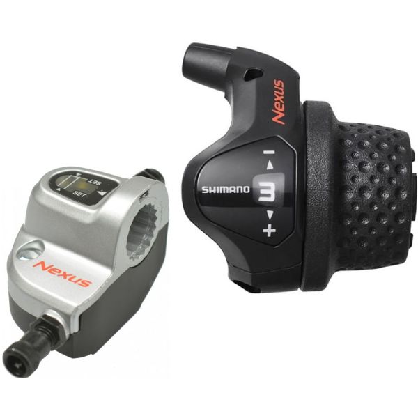 Turner 3 Speed Shimano Nexus SL -3S41E avec câbles et Clickbox - Black (emballage de travail)