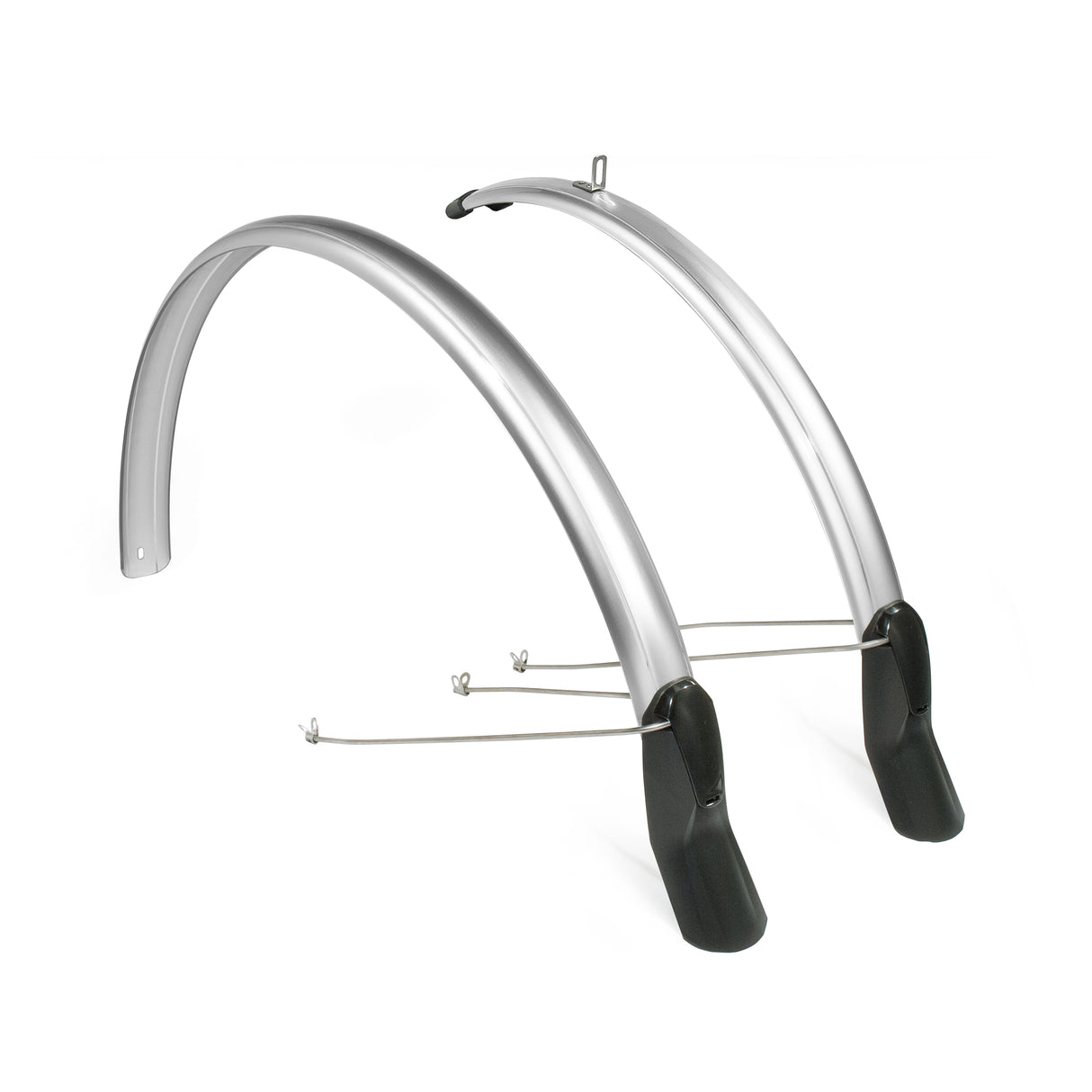 Euro Fender Scatto Spartboard Ensemble de 51 mm - 28 pouces d'argent