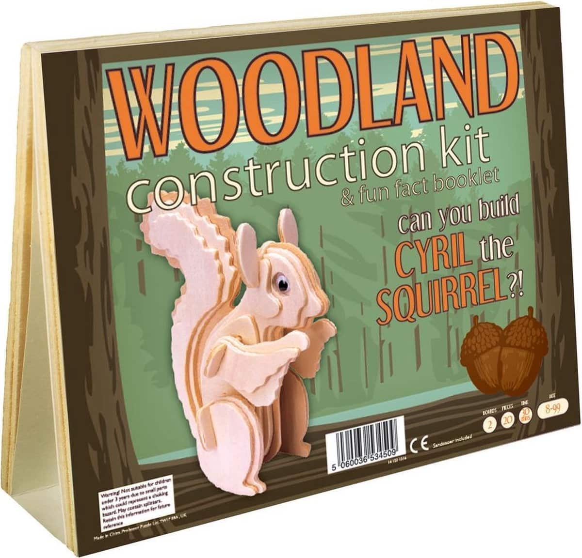 Kit de construction forêt écureuil Asmodee Cyril l'écureuil