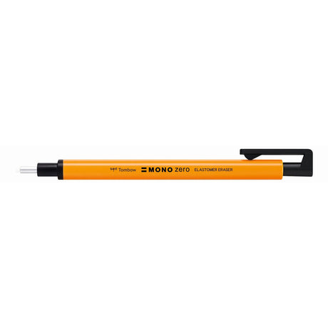 Tombow • gomme de précision mono zéro, rechargeable, pointe ronde diamètre 2,3 mm, orange fluo