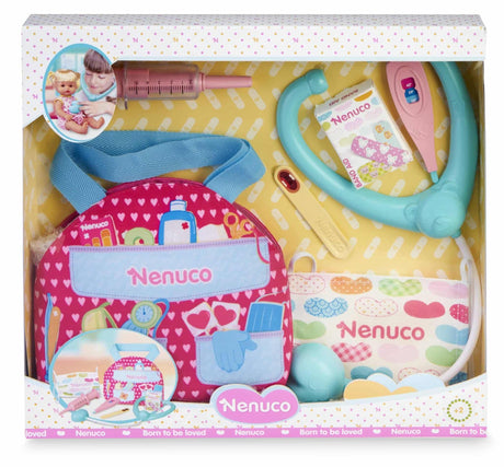 Sac de premiers secours Famosa nenuco avec de nombreux accessoires