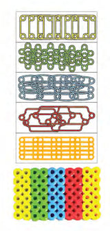 Perler • Formes de perles thermocollantes mélange primaire