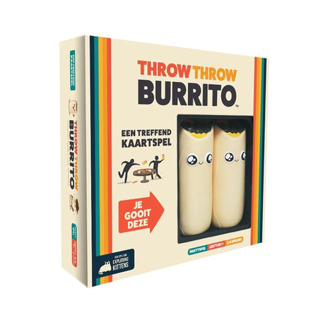Des chatons explosifs lancent un burrito - - un jeu de société hilarant - un jeu de cartes pour la famille et les amis - lancez des burritos spongieux ! - Néerlandais