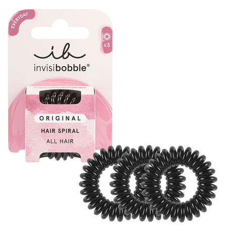 Invisibobble original vrai noir 3 pièces