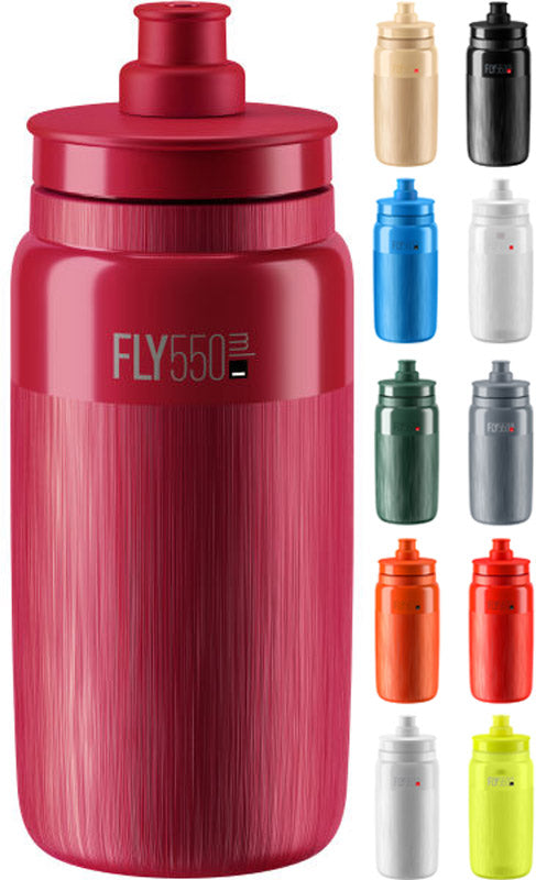 Bidon Elite fly tex jaune fluo 550ml