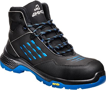 Emma safety footwear emma werkschoen crossforce d hoog s3 | zwart blauw | maat 40 - 8715316154713