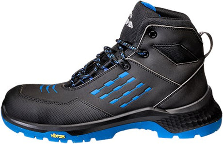 Emma safety footwear emma werkschoen crossforce d hoog s3 | zwart blauw | maat 43 - 8715316154744
