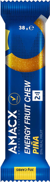 Barre à mâcher aux fruits énergétiques Amacx 38g