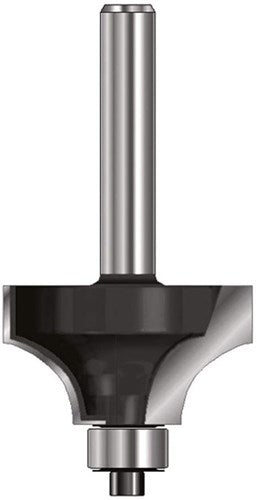 Fraise quart de rond Ent hm r12.7 avec roulement, queue 12mm - 7909900