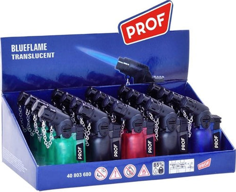 Briquet Enzo flamme bleue coupe-vent 9920050