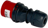 Prise Enzo cee 4p 32a 400v rouge 6315162
