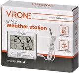 Station météo Enzo Chacon avec capteur extérieur sans fil + baromètre couleur 8150190