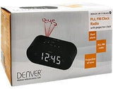 Enzo Denver radio-réveil avec projection LED noir - 8140220