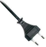 Enzo eurosnoer 2x0,75 zwart 3 meter 1065620