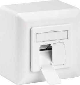 Enzo goobay cat6 en boîte en saillie 2x utp blanc - 2575300