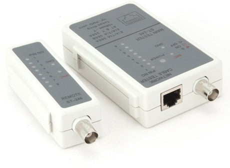 Testeur de câbles Enzo UTP, STP, FTP et BNC - 6420790