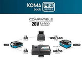 Koma tools acculader | 60w | 20v - 6490040