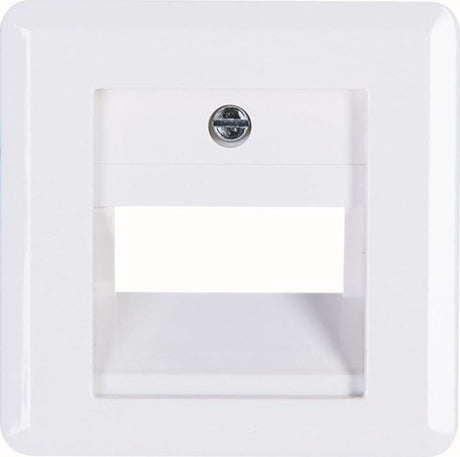 Enzo kopp hk02 plaque de recouvrement blanche isdn double 4621060
