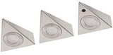 Enzo LED triangle spot set a3 | 7,5w | capteur infrarouge | 3000k | histoire de l'acier - 5018355