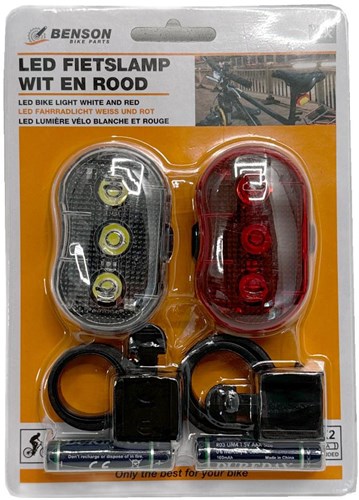 Ensemble de lampes de vélo 2 pièces
