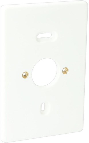 Enzo plaque de montage 2 volets blanc 4050720