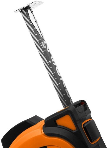 Mètre ruban Enzo | ruban à mesurer caoutchouc noir 5 mètres | 25mm - 6453142