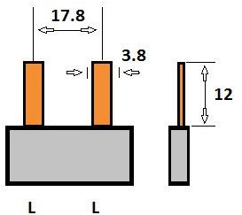 Enzo sep kamrail 1fase 2pol. 17,8mm 4000010