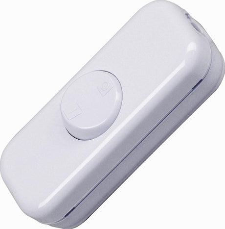 Enzo interrupteur à cordon blanc avec ra 10a 7401020