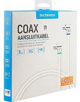 Enzo technetics câble de connexion coaxial 1,5 m fiche complète à angle droit - 2075010