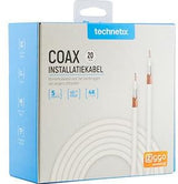 Technetix tn-coaxih-20m câble coaxial 20 m blanc