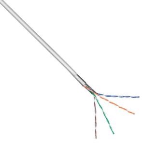 Enzo utp cat5e 4x2 awg24 100m gris solide - 1381530