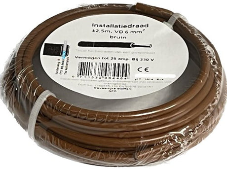Enzo vd 6 qmm marron 2,5 mètres 1242074