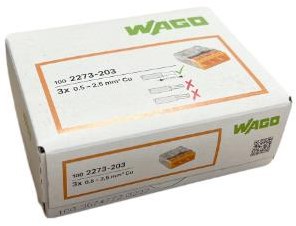 Pince à souder Enzo wago 3x0,5-2,5mm orange trans ds100 4047224