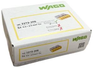 Pince à souder Enzo wago 5x0,5-2,5mm jaune trans ds100 - 4047226