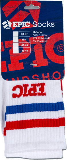 Chaussettes sportives épiques White Taille 34 37