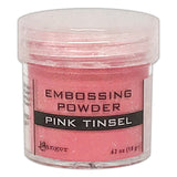 Ranger encre ranger • guirlande rose poudrée à gaufrage