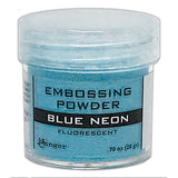 Ranger encre ranger • poudre à gaufrer bleu fluo
