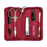 Erbe solingen mallette de manucure 5 pièces rouge (erbe9016)